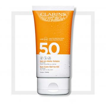 CLARINS - GEL-EN-HUILE SOLAIRE CORPS SPF50 150ml