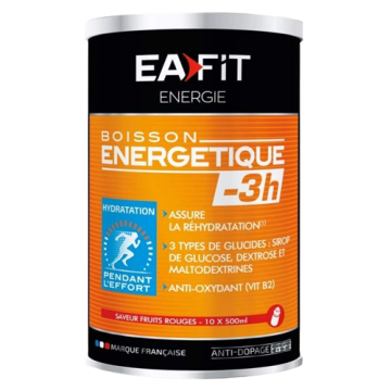 EAFIT ENERGIE - Boisson energetique -3h saveur fruits rouges 500g
