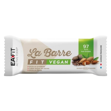 EAFIT - La Barre Fit Vegan gout chocolat amande 28G