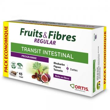 FRUITS ET FIBRES REGULAR - Transit intestinal - 45 cubes