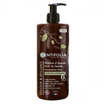 CENTIFOLIA - Shampoing crème cheveux normaux bio 500ml
