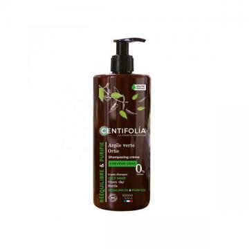 CENTIFOLIA -  Action purifiante shampoing crème cheveux gras bio 500ml