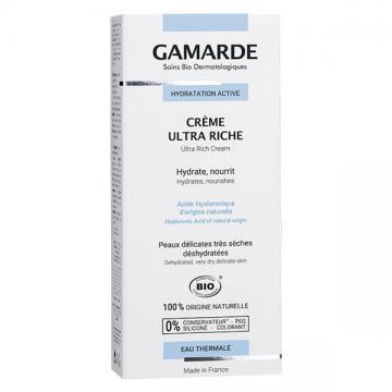 GAMARDE - HYDRATATION ACTIVE creme ultra riche bio 40ml