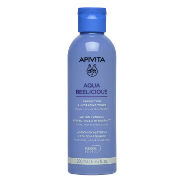 APIVITA - AQUA BEELICIOUS - Lotion Tonique Perfectrice et Hydratante 200ml
