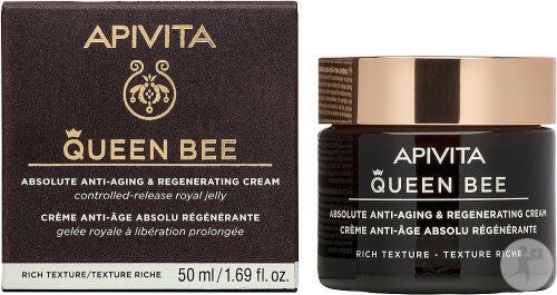 APIVITA - QUEEN BEE - Cr&egrave;me anti-&acirc;ge absolu r&eacute;g&eacute;n&eacute;rante texture riche 50ml