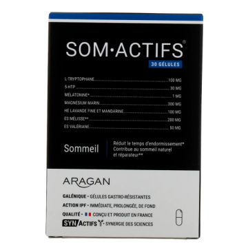 ARAGAN - SOM.ACTIFS - Sommeil 30 gélules