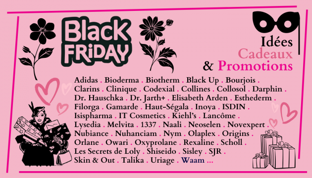 BLACK FRIDAY Idées cadeaux et promotions, dates variables selon les marques