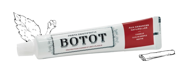 BOTOT - Pâte Dentifrice Cannelle Clou de girofle Menthe 75ml