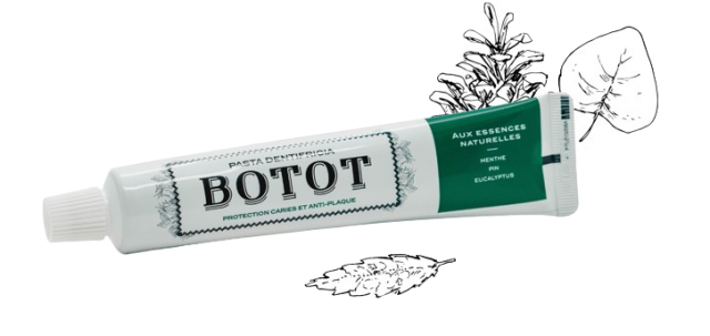 BOTOT - Pâte Dentifrice Menthe Pin Eucalyptus 75ml