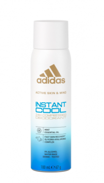 ADIDAS - ACTIVE SKIN & MIND deodorant instant cool mixte 100ml