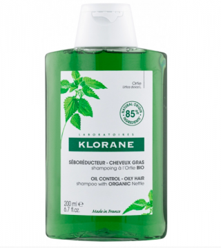 KLORANE - Shampoing séborégulateur à l'Ortie Bio 200ml