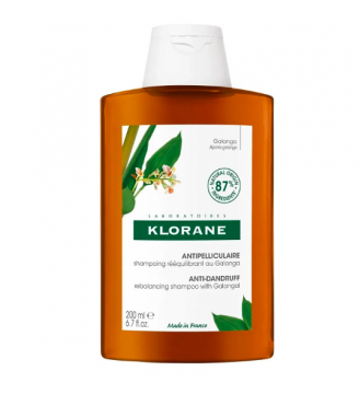 KLORANE - Shampoing rééquilibrant antipelliculaire au Galanga 400ml