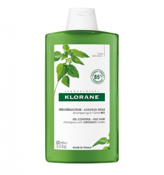 KLORANE - Shampoing séborégulateur à l'Ortie Bio 400ml