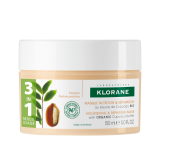 KLORANE - Masque capillaire réparateur au beurre de Cupuaçu BIO 150ml