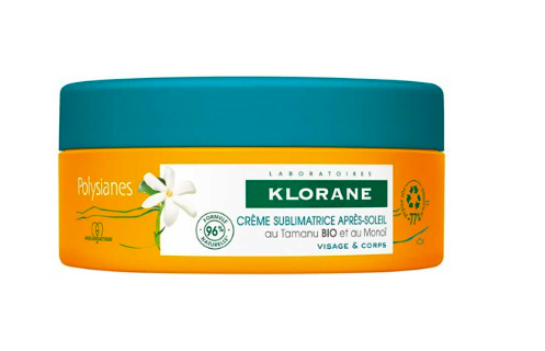 KLORANE - POLYSIANES - crème sublimatrice après-soleil au Monoï et Tamanu Bio 200ml