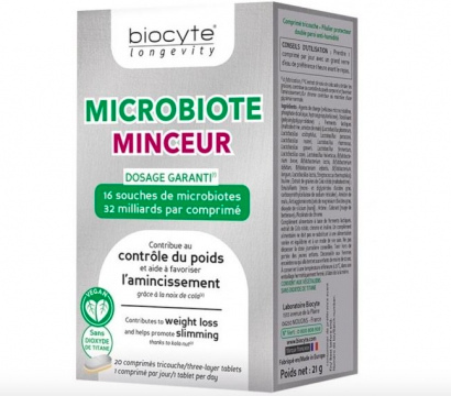 BIOCYTE - MICROBIOTE microbiote minceur 20 comprimes
