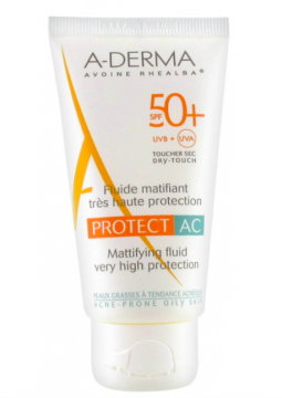 ADERMA - Protect AC fluide matifiant très haute protection SPF50+ 40ml