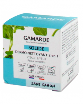 GAMARDE - Dermo-nettoyant 2en1 solide bio 48ml