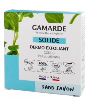 GAMARDE - Dermo-éxfoliant corps solide bio 93ml