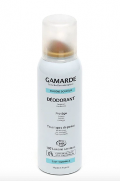 GAMARDE - Hygiène douceur déodorant spray bio 100ml