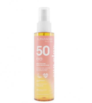 ALPHANOVA - DAILY SUN -  Huile solaire haute protection SPF50 125ml