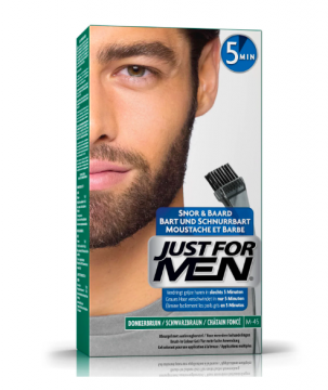 JUST FOR MEN - Coloration barbe chatin foncé M45