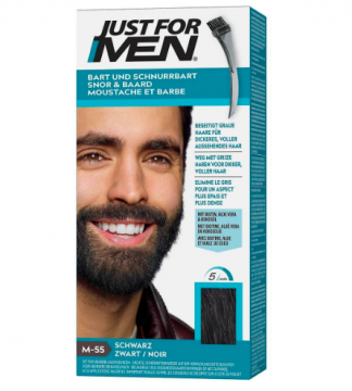 JUST FOR MEN - Coloration barbe noir naturel M55