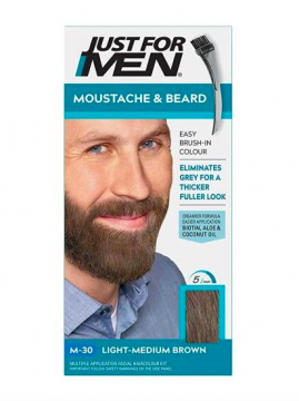 JUST FOR MEN - Coloration barbe light- medium brown M30