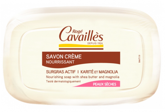 CAVAILLES - Savon crème beurre de karité et magnolia 115g