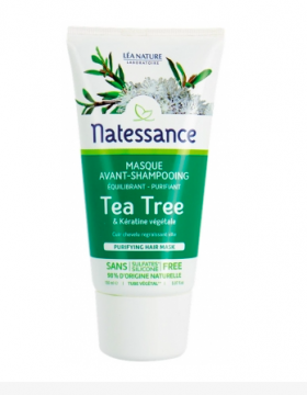 NATESSANCE - Masque avant-shampoing tea tree & kératine végétale 150ml