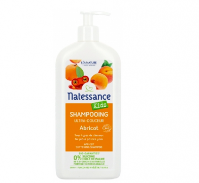 NATESSANCE - Kids shampoing ultra-douceur abricot Bio 500ml