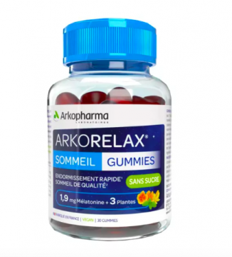 ARKOPHARMA - ARKORELAX sommeil 30 Gummies sans sucre