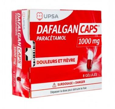DAFALGAN - CAPS PARACETAMOL1000mg - Douleurs et fièvres 8 gélules