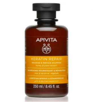APIVITA - KERATIN REPAIR - Shampooing Nourrissant et Réparateur miel et kératine végétale  250ml