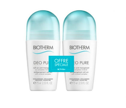 BIOTHERM - Deo pure roll-on x2