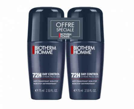 BIOTHERM - HOMME - deo roll-on 72H day control  2X75ml