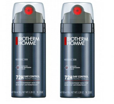 BIOTHERM - HOMME - 72H day control 2X150ml