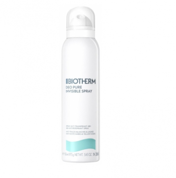 BIOTHERM - Spray déodorant pure invisible anti-transpirant 48H 150ml