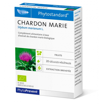 PILEJE - PHYTOSTANDARD - Chardon marie bio 20 gélules
