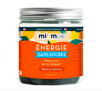 MIUM LAB - Énergie sans sucres - Réduction de la fatigue plantes et vitamines 42 gummies