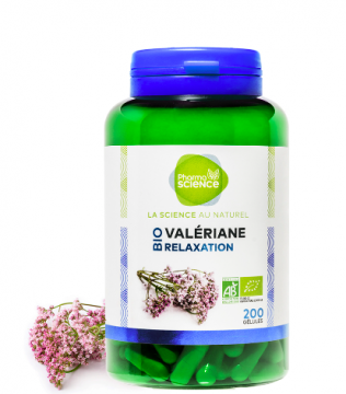 PHARMASCIENCE - Valériane bio relaxation 200 gélules