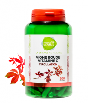 PHARMASCIENCE - Circulation rouge 200 gélules