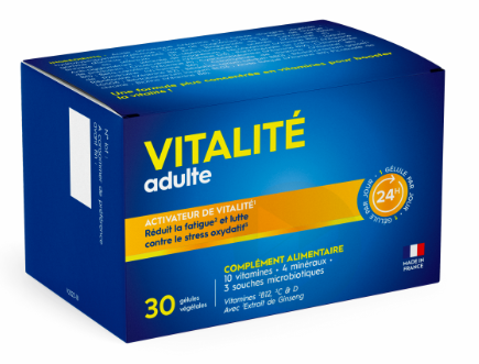 PHARMASCIENCE - Vitalit&eacute; adulte 30 comprim&eacute;s