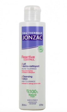 JONZAC - REACTIVE - Control lait dermo-nettoyant bio 200ml