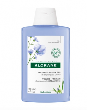 KLORANE - Shampoing au Lin bio pour cheveux fin 200 ml