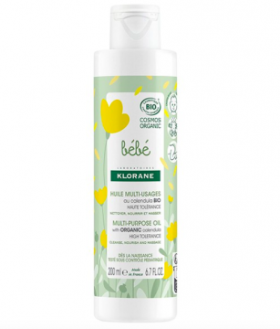 KLORANE - Bébé huile massage multi-usages bio 200ml