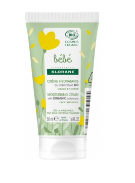 KLORANE - Bébé crème hydratante bio 50ml