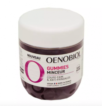 OENOBIOL - Gummies Minceur - Coupe-faim & anti-fringales 60 unités