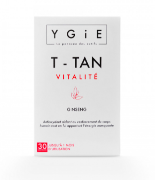 YGIE - Complément alimentaire Vitalité T-TAN 30 comprimés