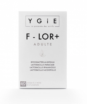 YGIE - Complément alimentaire Probiotique F-LOR+ 60 gélules